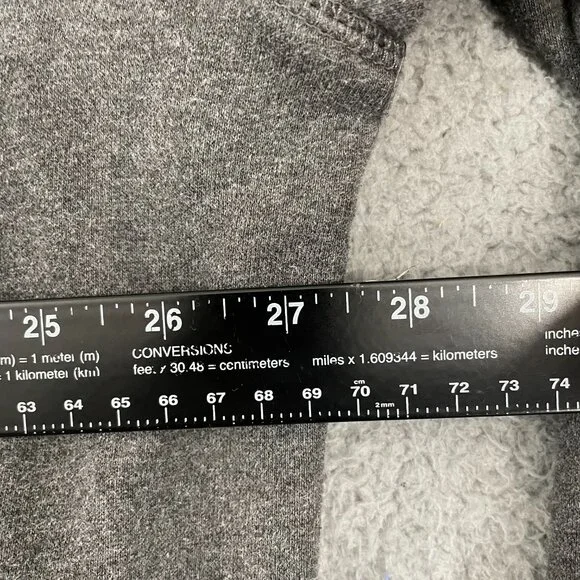 VTG Nike Athletic Dept. Hoodie Men XXL Gray Y2K Pullover - Picture 10 of 11